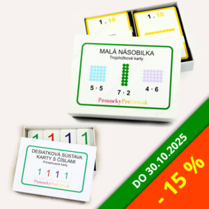 Malá násobilka + Desiatková sústava | Balík so zľavou 15%