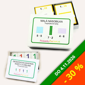 Malá násobilka + Desiatková sústava | Balík so zľavou 30%