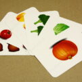 Počítanie do 10 - ukážka vybraných obrázkových kariet (Zelenina)
