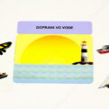 Dopravné prostriedky MAXI - Základná karta s vybranými obrázkovými kartami (Doprava vo vode)