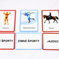 Šport MAXI - ukážka vybraných kontrolných a textových kariet