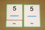 Anglické slovíčka – číslovky - trojica kariet (zadanie, riešenie, kontrolná karta)