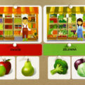 Ovocie a zelenina | Priraďovacie karty s magnetmi | Použitie na magnetickej tabuli | Učebná pomôcka pre MŠ a ZŠ