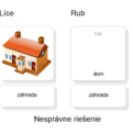 Maďarsko-slovenské slovíčka pre deti materinským jazykom maďarským – Bývanie a domácnosť | Priraďovacie karty (160ks) - princíp autokorekcie