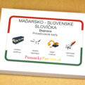 Maďarsko-slovenské slovíčka - Doprava | Priraďovacie karty (102ks)