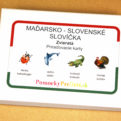 Maďarsko-slovenské slovíčka - Zvieratá | Priraďovacie karty (114 ks)