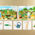 Čo je záhrade a dielni | Komunikačné karty s magnetmi | Použitie na magnetickej tabuli | Učebná pomôcka pre MŠ a ZŠ