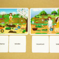Mi van a kertben és a műhelyben | Kommunikációs kártyák | 35 kártyát